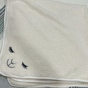 Cozy lamb throw blanket